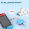 Portable Switch TV Dock 3 in 1 USB-C Game Hub with 4K HDMI,USB3.0(5Gbps) ,PD 100W Ports for Nintendo Switch/OLED Mac Pro/Air 4