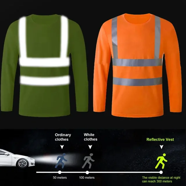 Long Sleeve Reflective T-shirt