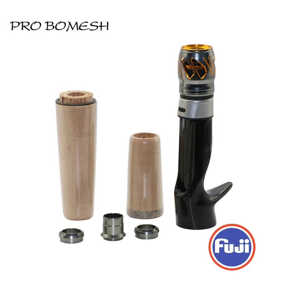 Probomesh-フィッシングロッドキット,fji ecsリールシート,3aコルク