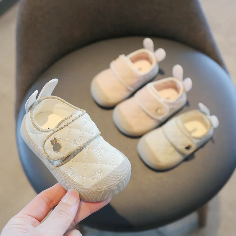 

Spring Autumn New Baby Single Shoes Kids Casual Shoes Toddler First Walkers Solid Color Children's Board Shoes