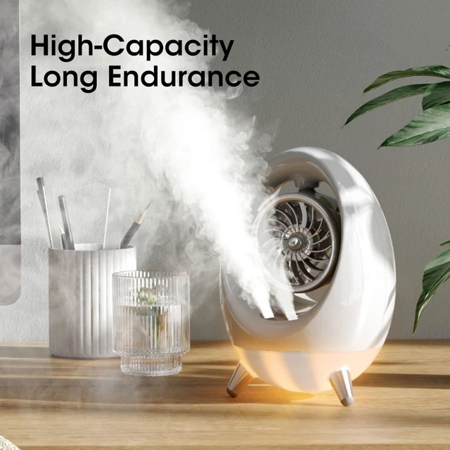 Ventilateur électrique Portable, Rechargeable par USB, avec réservoir  d'eau, refroidisseur d'air, Mini Humidification, pour bureau - AliExpress