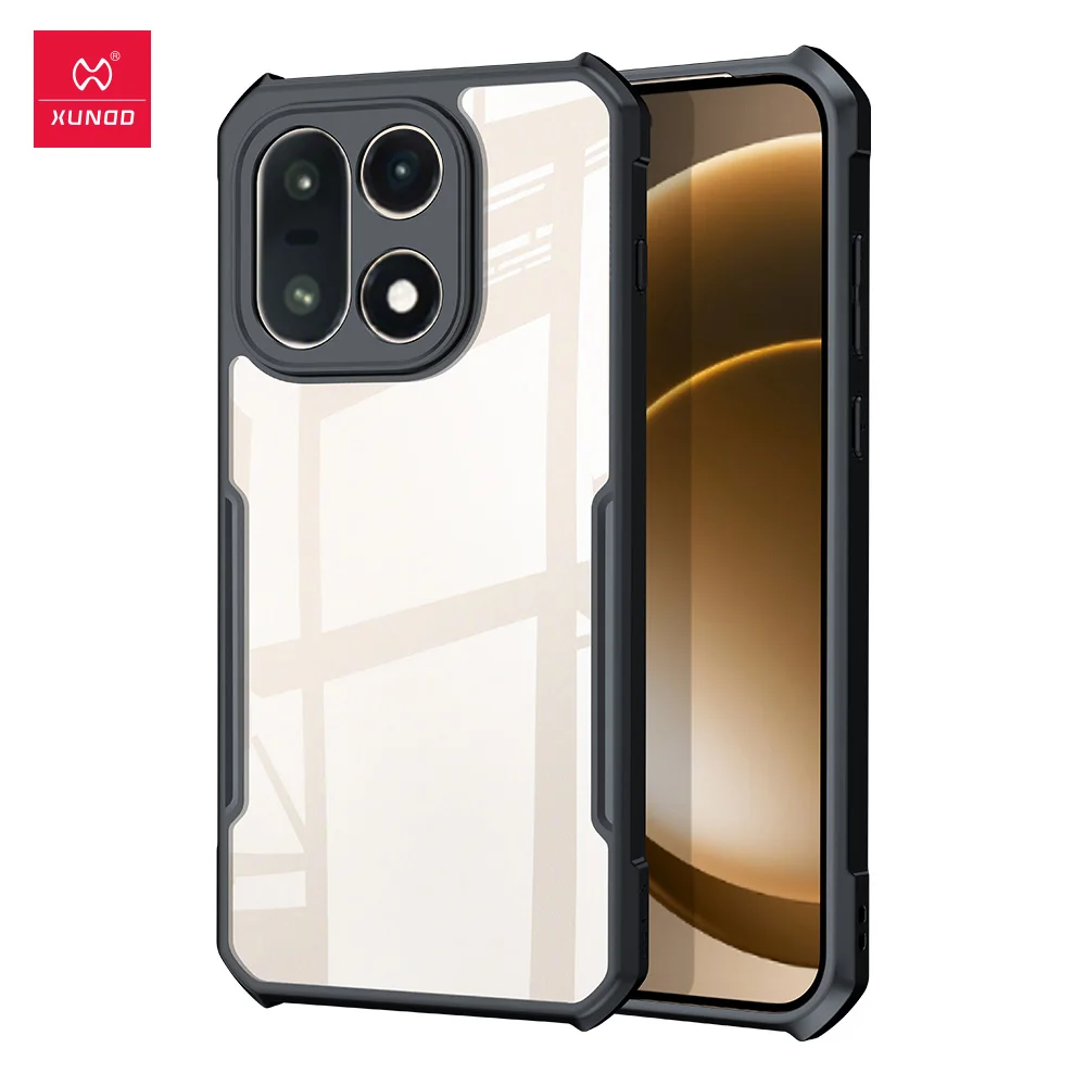 Xundd Airbag Shockproof Transparent Phone Case with Camera Protection, Acrylic+TPU Hybrid