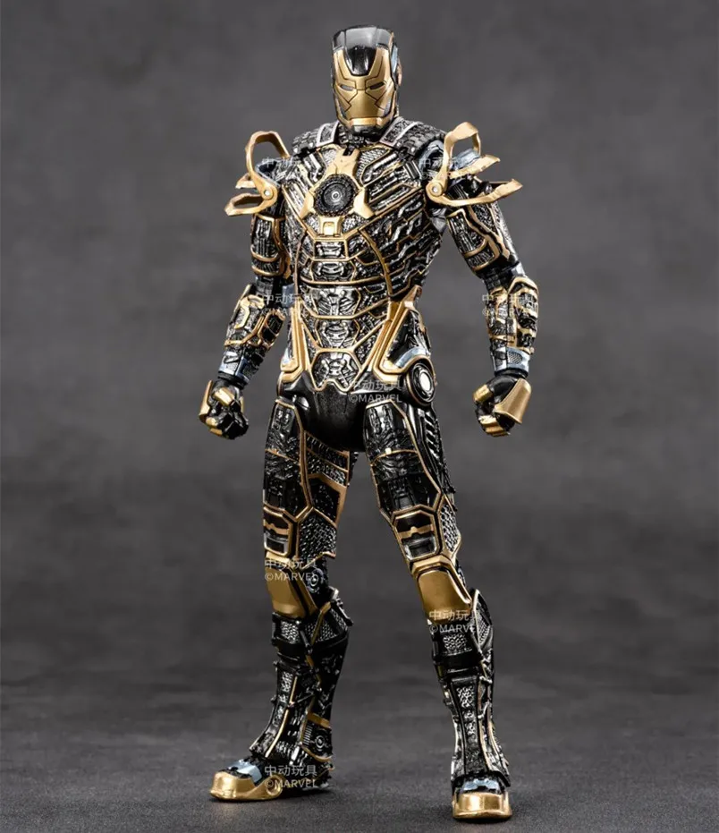 Original ZD Marvel Toys Iron Man 3 MARK41 Bones Action