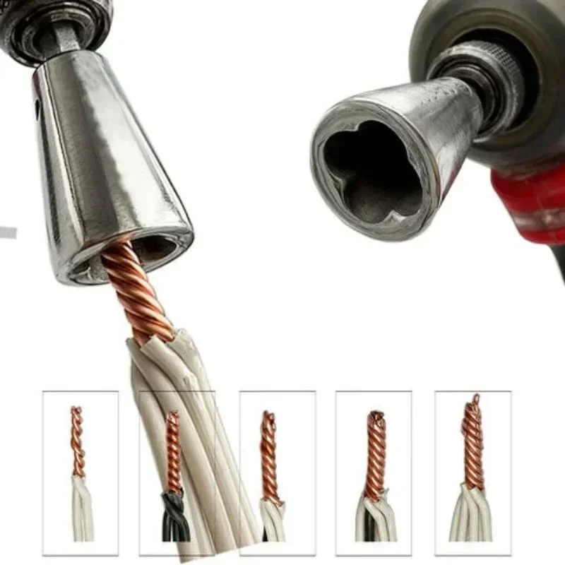 Universal Verdrahtung Terminal Elektriker Universal Automatische Draht Combiner Kopf Peeling-freies Draht Anordnung Werkzeug
