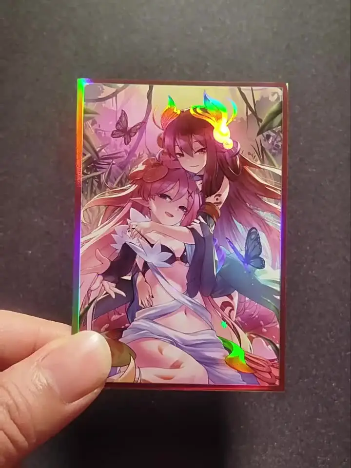 50Pcs/set 63X90Mm Diy Yu-Gi-Oh! Traptrix Nepenthes Card Sleeves Color Flash  Ygo Card Protective Cover Anime Cards Gift Toys - AliExpress 26