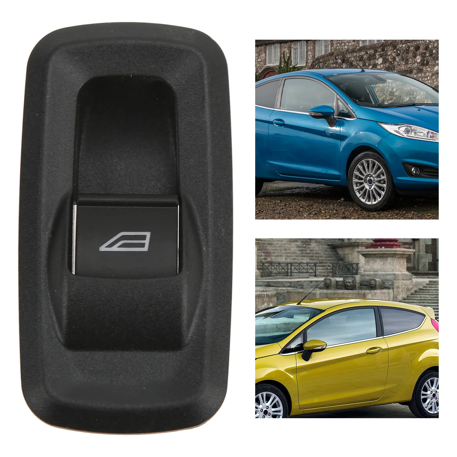 Interruttore Alzacristalli Elettrico Per Ford Fiesta VI - Ricambio 8A6T-14529-AA, Lato Passeggero - Foto 9