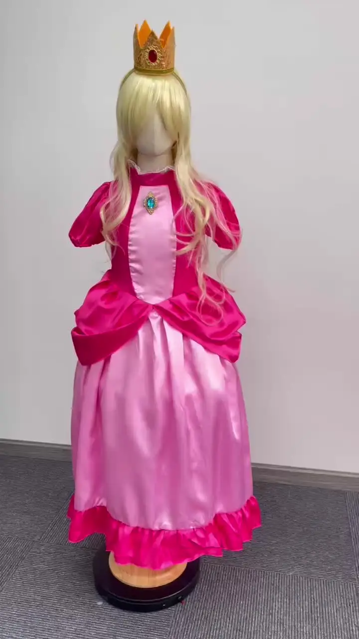 Персиковый костюм для девочек платье Rosalina ромашка косплей детские платья дня