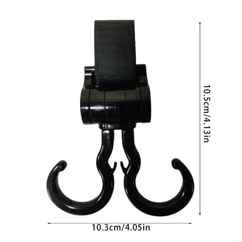 Stroller Hook and 360 Degree Rotating Loop for Hanging Purse & Shopping Bag Pram Hook for Pushchair Pram Organizers