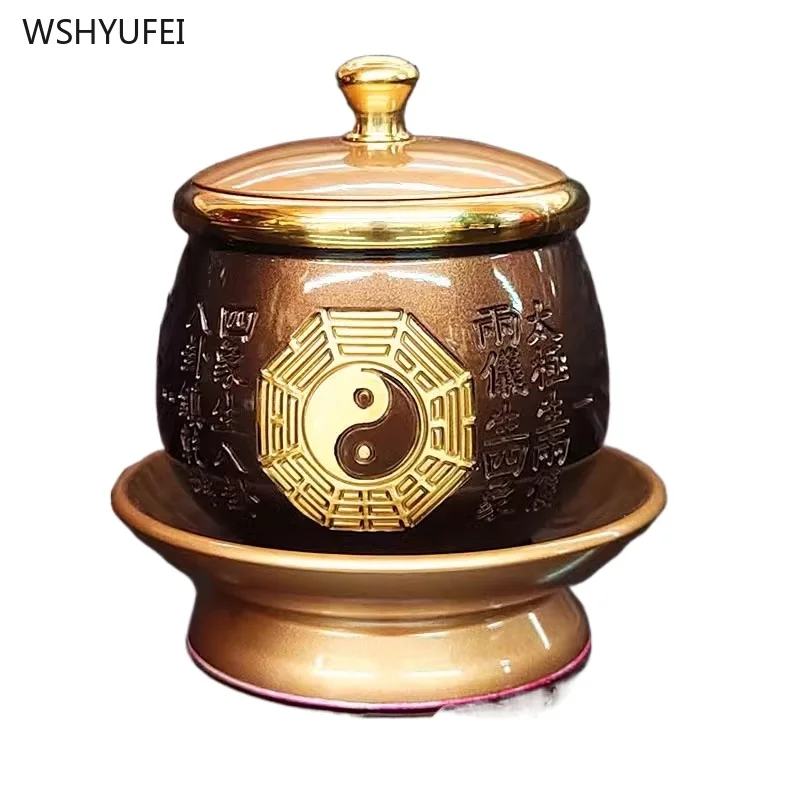 

Metal water supply cup Buddha's front water cup Indoor supply of God of Wealth tribute wine cups Water purification cup