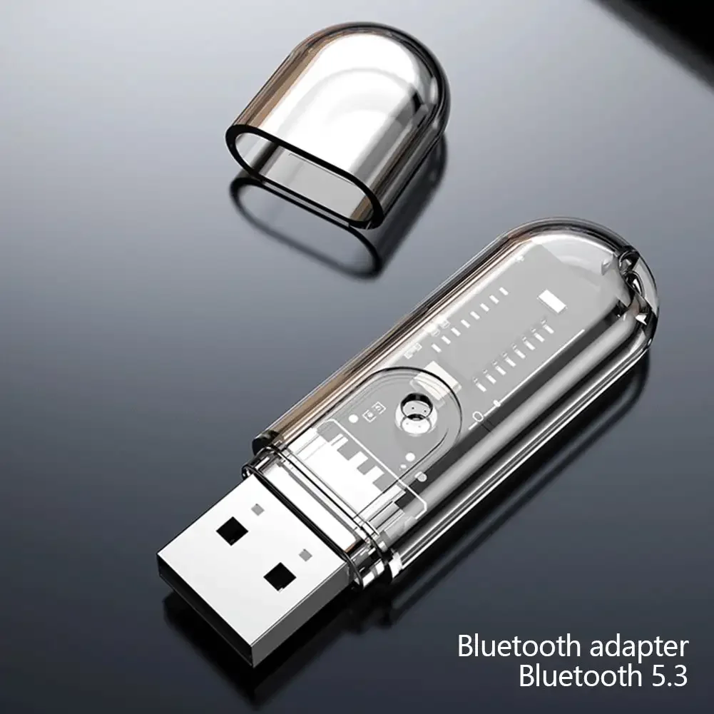 Car Bluetooth 5.3 USB Receiver Handsfree Call Power Kit Portable Car Speaker Music Receiver Lightweight Noiseless For Auto PC