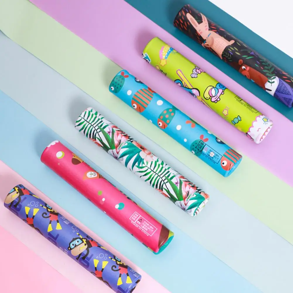 1PC Rotating Kaleidoscope Magic Classic Educational Toys For Kids Imaginative Cartoon Children Interactive Logical Kaleidoscope