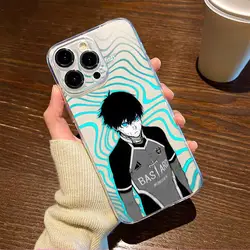 Blue Lock X Yoichi Isagi Cool Anime Transparent Phone Case - iPhone 14 Pro (Z1)