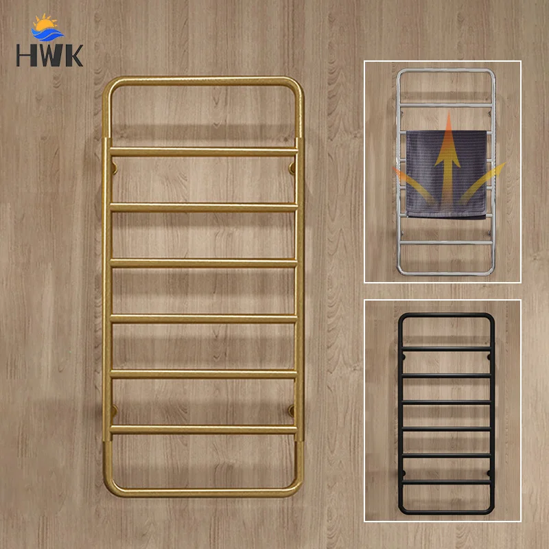 

Золотой Smart Термостатический Электрический Нагреватель Полотенец Рельс 304 Нержавеющая Сталь Полотенцесушитель Быстрая Сушка Бытовой Электрический Полотенцедержатель