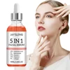 Jaysuing Hyaluronic Acid Face Serum 5 In 1 Moisturizing Brightening Anti-Aging Vitamin C Shrink Pores Serum Skin Care 30ml 2