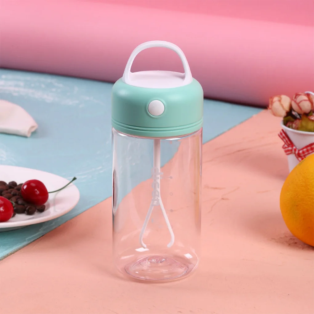 

Shake Bottle Leak-proof 380ML 3W Milk Stirring Cup Plastic Low-noise Powder Shaker Battery Operated Water Drink Mixer