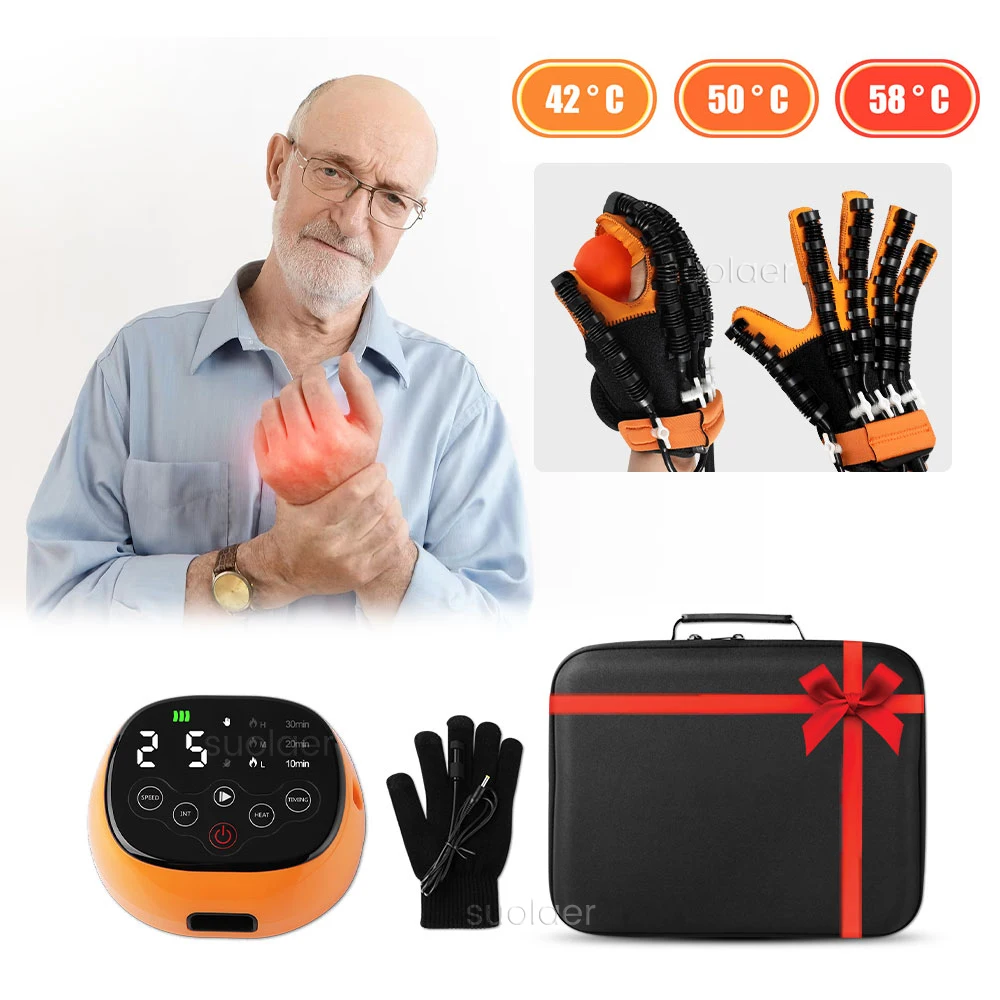 

Stroke Hemiplegia Hand Training Rehabilitation Robot Gloves Finger Function Workout Recovery Device Cerebral Infarction Exercise