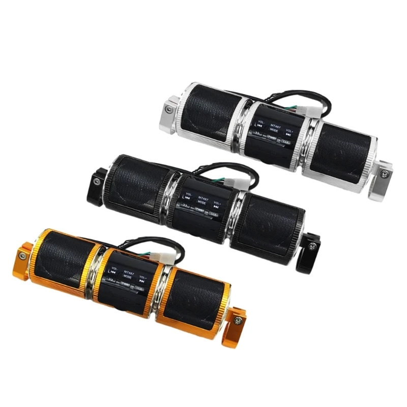 

Музыка для мотоцикла, Bluetooth-совместимый динамик, руль, встроенный сабвуфер