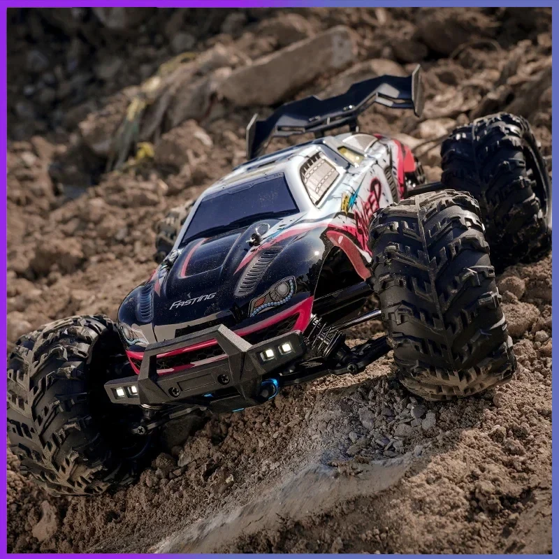 Rc Car Off Road 4x4 High Speed 70KM/H Remote Control Car with LED Headlight Brushless 4WD 1/16 Monster Truck Toys for Boys Gift 4