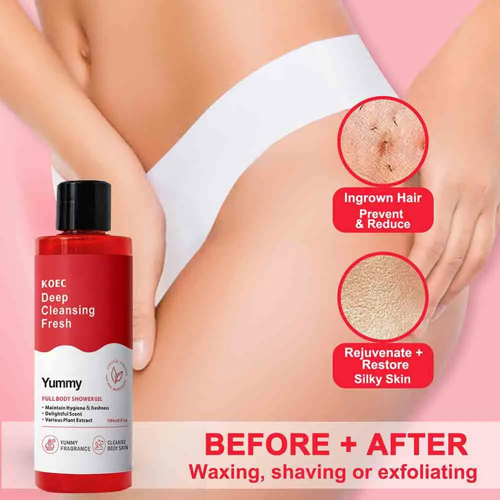 Feminine Body Wash Shower Gel for Daily Vaginal Probiotics PH Balance, Yeast Infection and Bacterial Vaginosis Odour and Relie