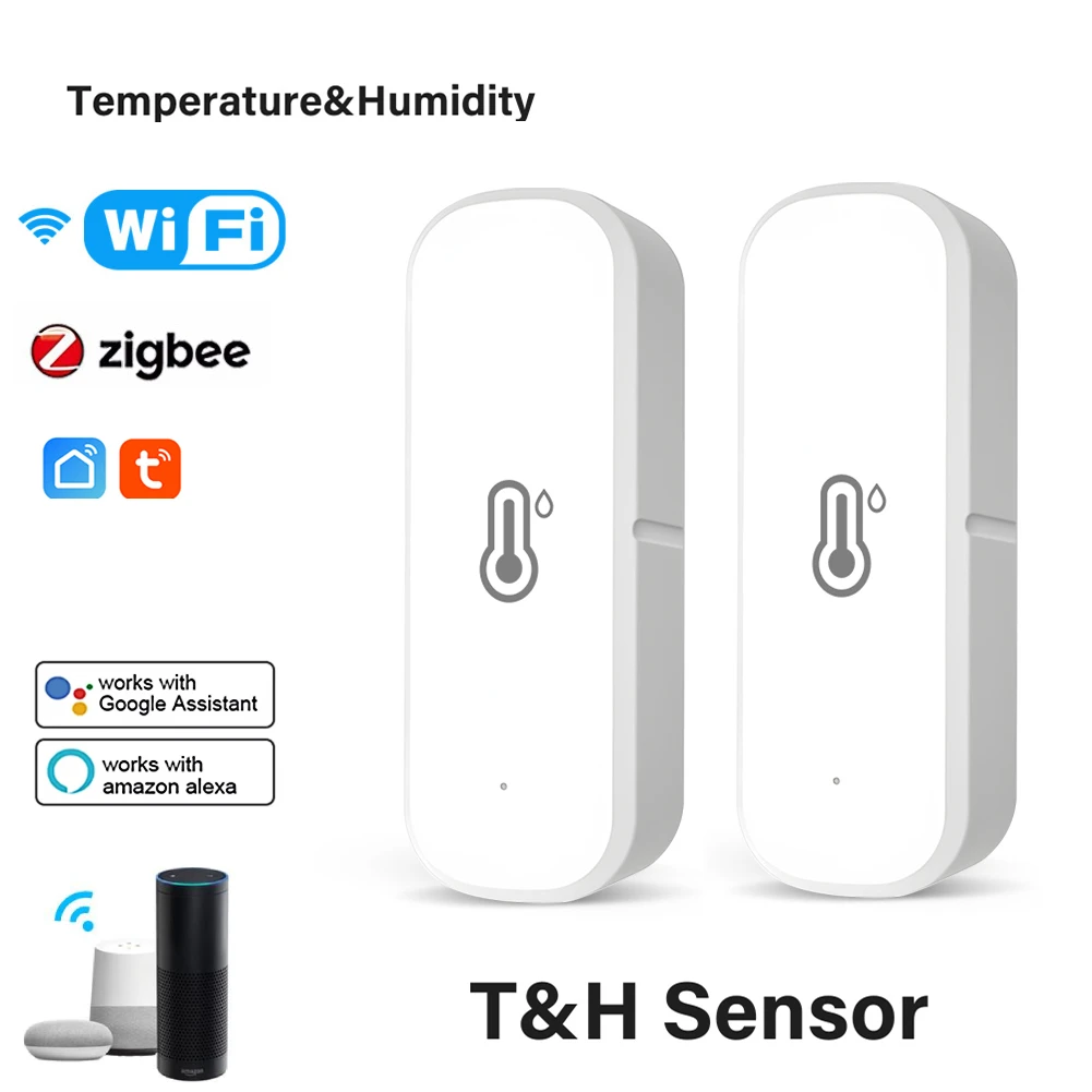 Tuya Zigbee Smart Home Temperature Humidity Smart Thermometer Google