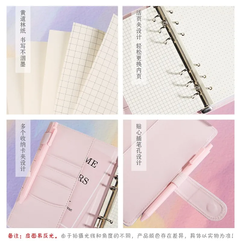 디즈니 릴로 앤 스티치 애니메이션 PU 스티치 만화 노트북 태블릿 용품, 학교 사무실 문구, 학생 생일 선물, 신제품