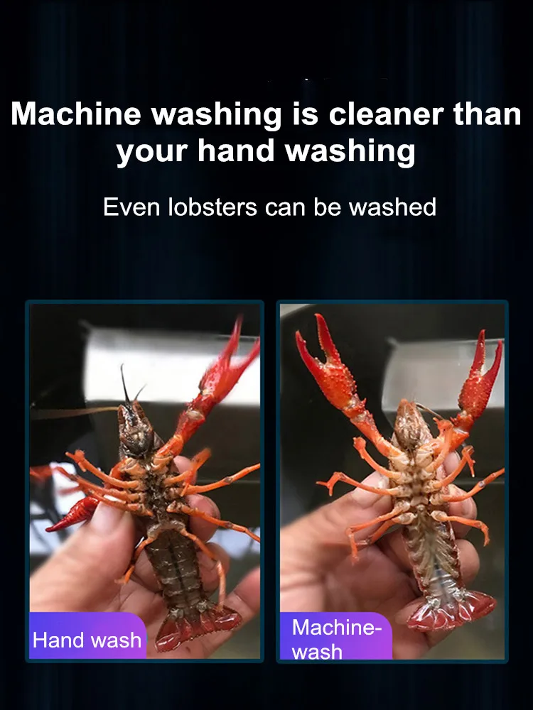 Description Picture 4 of item2025 Upgraded Vegetable Fruit Washer Ultrasonic Cleaning, Remove 99% Baby Food Safe, for Fruits/Vegetables/Meat