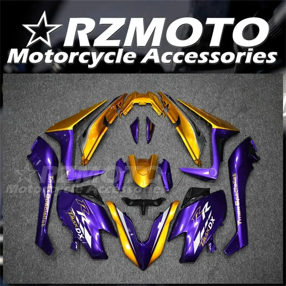 

Injection Mold New ABS Motorcycle Whole Fairings Kit Fit for YAMAHA Tmax 530 2017 2018 17 18 Bodywork Set Custom Purple Golden