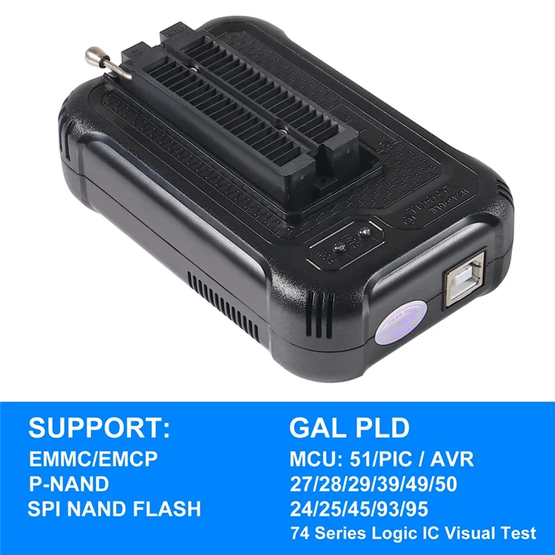 B04B-T48 TL866-3G 프로그래머 + ISP 케이블 지원 SPI/Nor/NAND 플래시/EMMC BGA153/162/169/100/221 TSOP/SOP/PLCC용 31000+ Ics