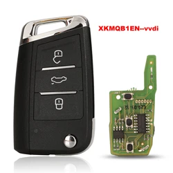 Enhanced Product Title:  
Premium XHORSE Jingyuqin Remote Key - Sleek MQB Style with 3 Buttons - Vvdi (5PS)