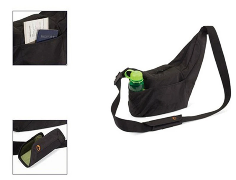 Lowepro Passport Sling PS Series Lightweight Crossbody Camera Single Shoulder DSLR Inner Case Photography Bag_voghion.com