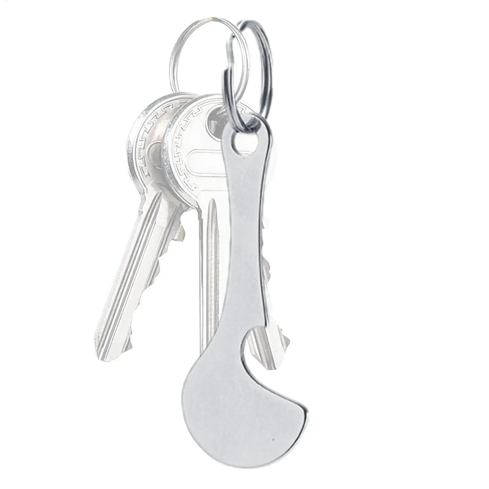 Shopping Trolley Coin Holder Keychain