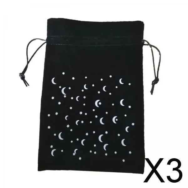 

Бархатный контейнер для карт Таро 13x18 см с кулиской для настольных игр, 2-4 упаковки