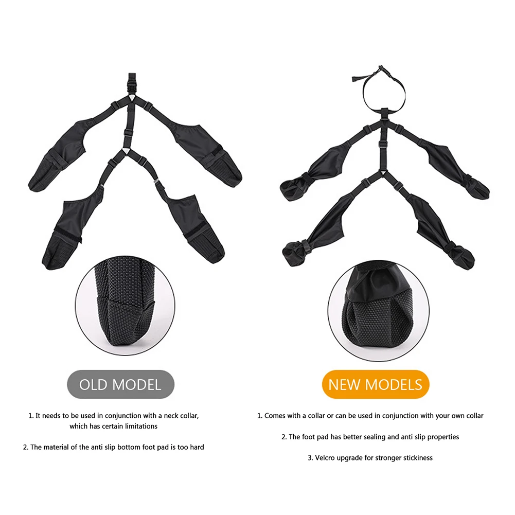 Title 5, Dog Shoes Waterproof Adjustable Dog Boots Pet B...