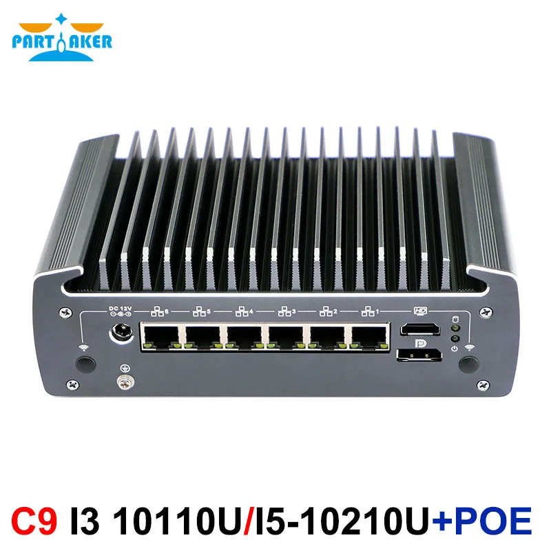 Mini Pc Senza Ventola 6 Intel I225-V 2.5Gbe Nic 1Xhd 1Xdp Tpm2.0 Aes-Ni Router Morbido Server Vpn Esxi Robusto Micro Firewall Appliance