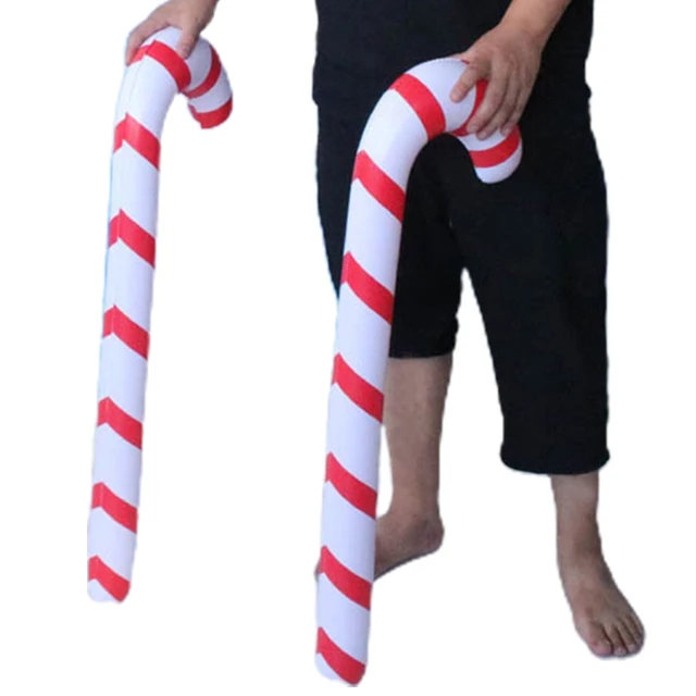 Inflatable Christmas Hat/Crutches Party Supplies Activity Throwing Toy Children Outdoor Competitive Playset Indoor Game 3