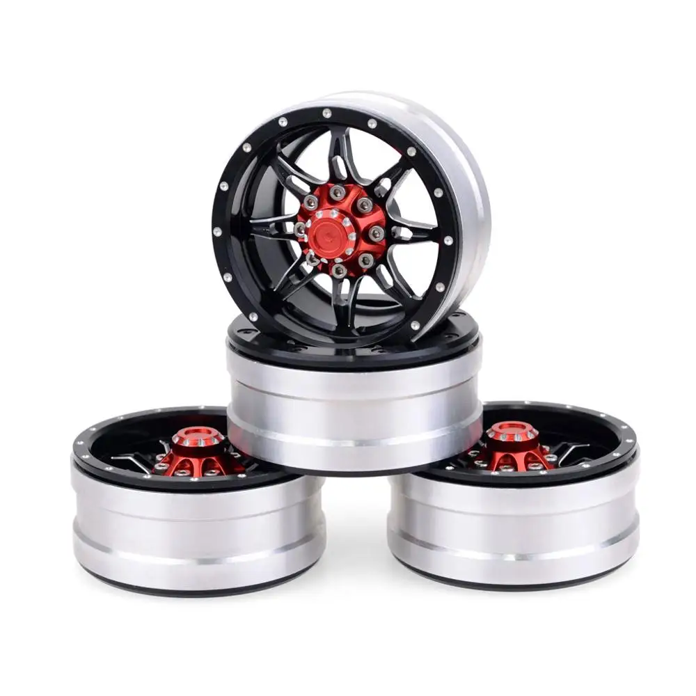 

4PCS RC Rock Crawler Metal Wheel Rim 1.9 Inch BEADLOCK for 1/10 Axial SCX10 90046 TAMIYA CC01 D90 D110 TF2 Traxxas TRX-4 S119
