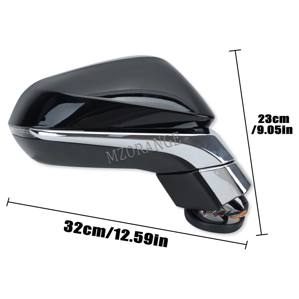 Verre Rétroviseur Pour Lexus NX 200 200T 300H 2014-2020 Rétroviseur Chauffant Avec Avertissement D'angle Mort Miroir Glace Verre Rétroviseur(Left