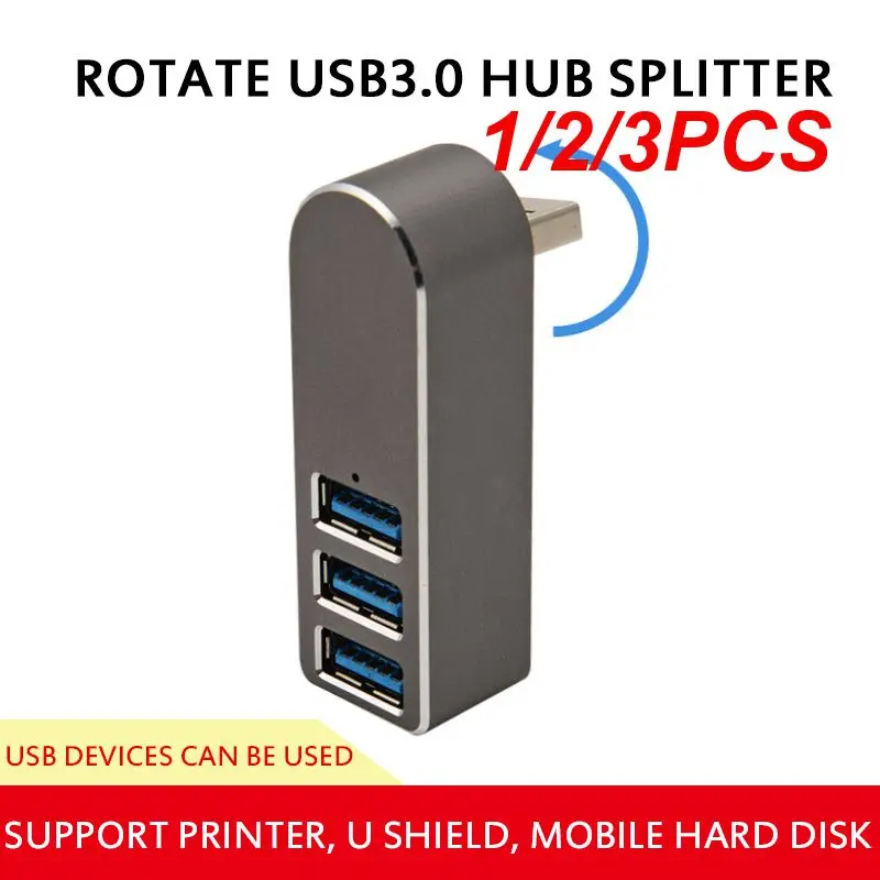 

1/2/3 шт., USB-разветвитель с 4 портами