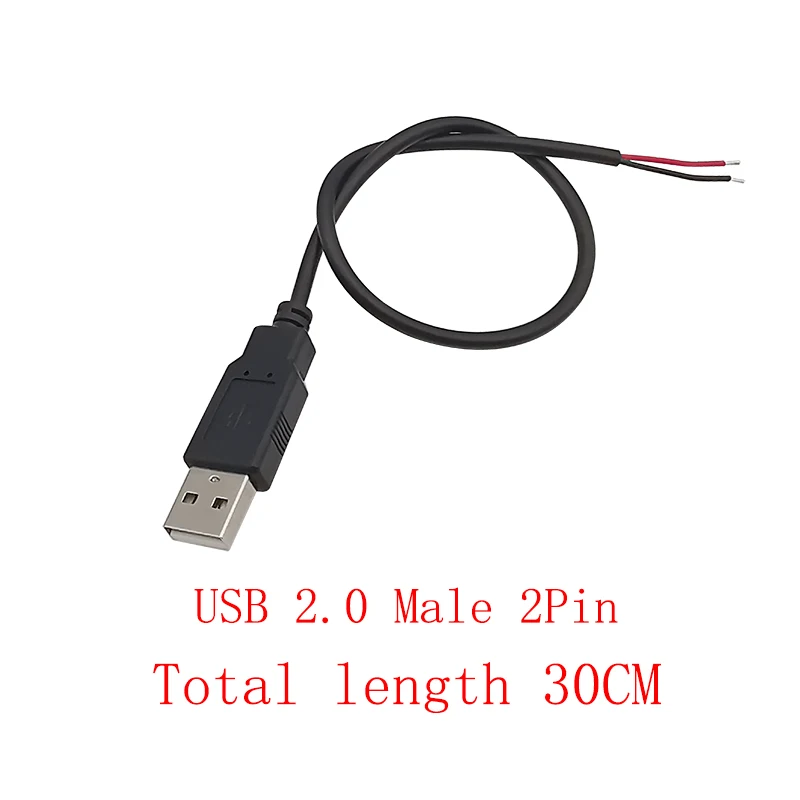 Universal USB Power Supply and Data Charging Cable - 30CM