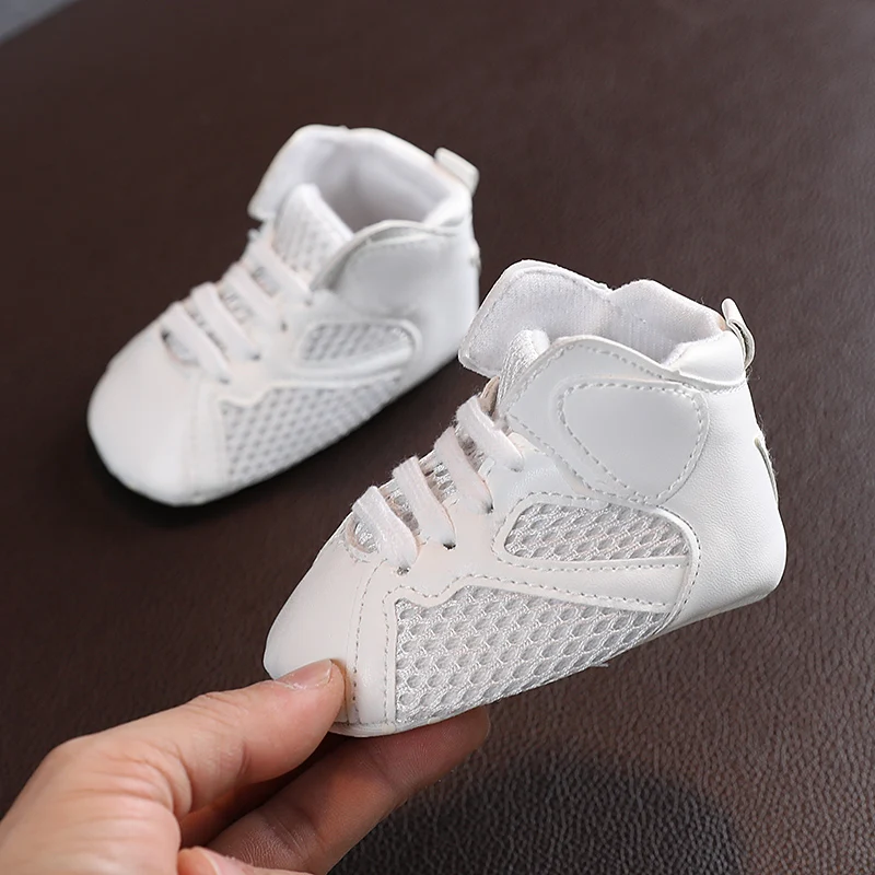 0-18M Baby Sports Sneakers Newborn Baby Boys Girls Print First Walkers Shoes Infant Toddler Anti-slip Baby Shoes 3