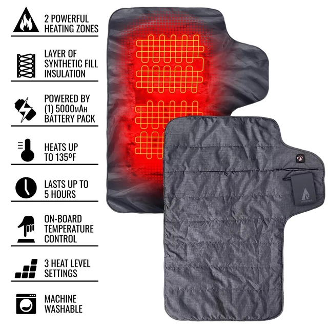 ActionHeat 12V Luxury Heated Car Seat Cushion - The Warming Store