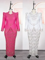 Robes africaines de luxe pour femmes, élégantes, manches longues, Maxi, Ankara Dashiki, tenues de soirée de mariage, grande taille 4