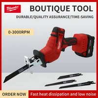 Milwaukee Cordless Reciprocating 18V Battery Electric Saw Horse Knife Saw Metal Pipe Cutting Handheld Power Tools Multifunctiona 1
