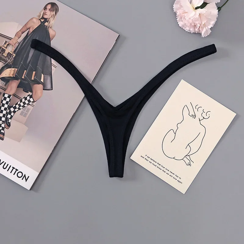 Women Panties Female Underwear Womens Underwear Brazilian Underwear Deep V Thong Breathable Sexy Low Waist