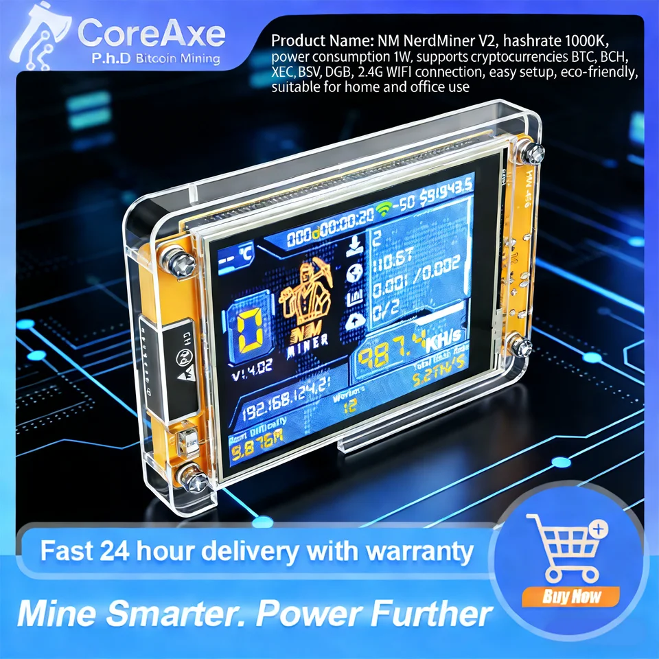 New NM NerdMiner BTC Mining Machine – Máquina De Minar BSV XEC | Bitcoin  Miner Leiser ASIC-Miner Mit 180 Tage Garantie - AliExpress