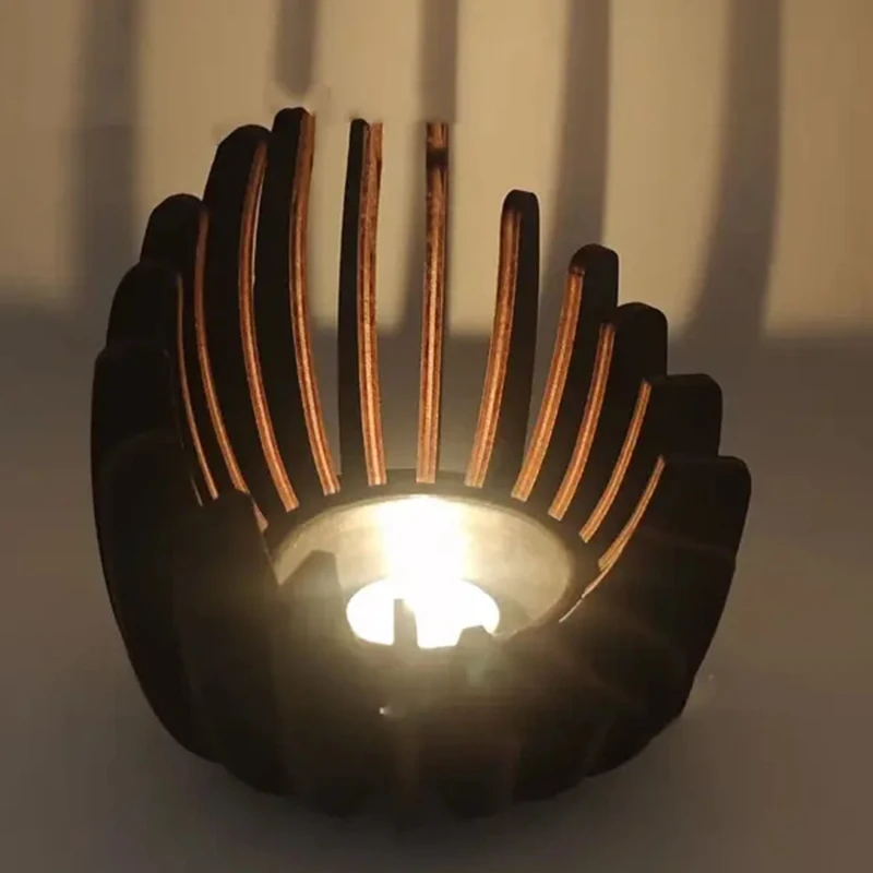 Handmade Lotus Candle Holder with Elegant Decoration Suitable for Weddings Modern Minimalist Crafts Suitable for All Seasons