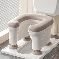 Hot Squatting Potty Poop Stool Easy To Clean Widen Panel Toilet Chairs Healthy Gifts for Seniors Portable Toilet Seat for Home 1