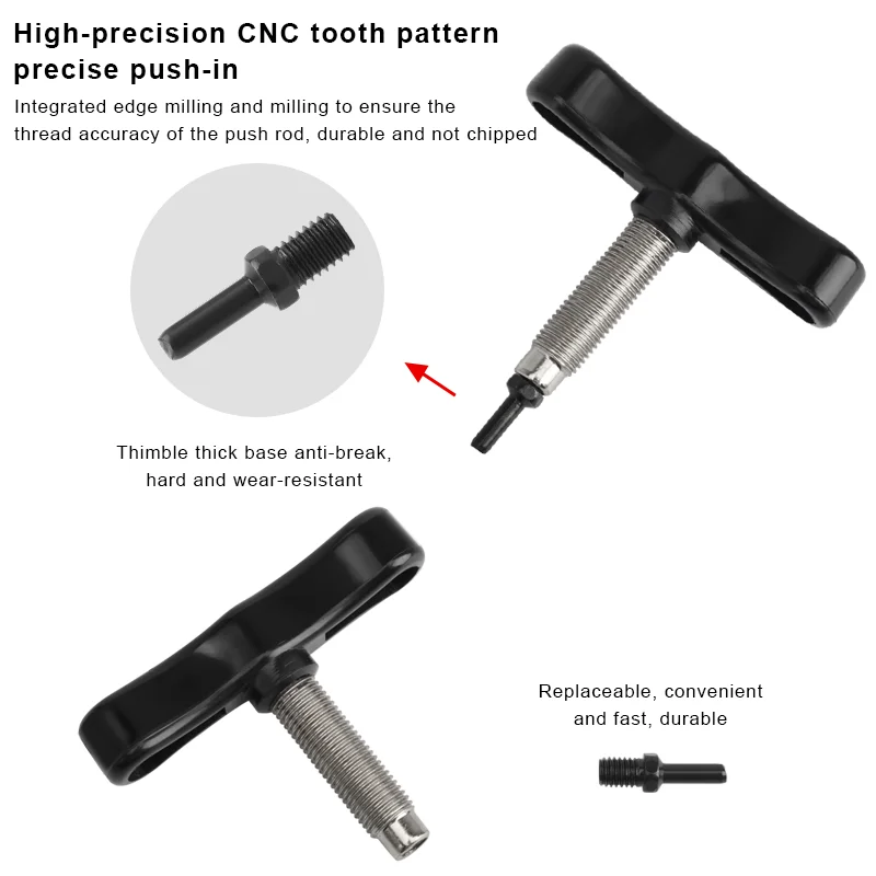 Fahrrad Kettenbrecher Splitter Cutter Fahrrad Hand Reparatur Entfernung Service Werkzeug Link Extractor Remover W/H Haken & Ersatz Breaker Pin – Detail 7