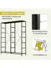 Arlopu 12-Drawer Dresser 35.2 Widened 6-Layer Fabric Storage Tower w Textured Print Fabric Bins Tall Chest Organizer Uni 4