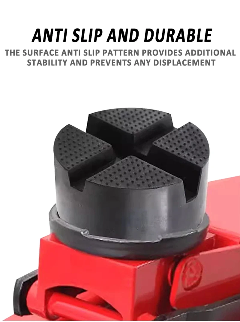 Auto Jack Gummi Pad Universal Auto Lift Jack Ständer Gummi Pads Rahmen Schutz Boden Schlitz Schlitz Pinch Schweißen Seite Hebe Disk – Detail 1
